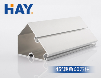 45°转角60方柱